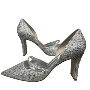 Franco Sarto Women's L-azara Pumps, size 9, platinum silver, NWOT